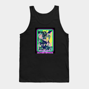 GOTH GIRL FROM OUTER SPACE WITH ROBOT MONSTER Tank Top